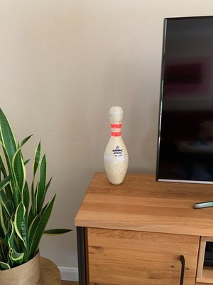 Bowling Kegel Kegelbahn Pin USA USBC Deko Accessoire Hingucker Dachbodenfund