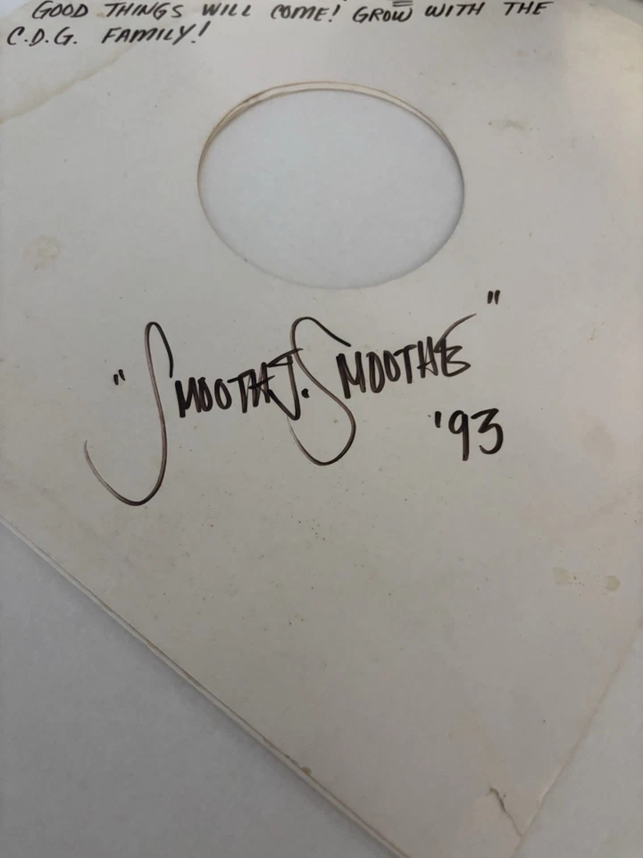Smooth J Smoothe Lick The Candy Signed Test Press 12" Vinyl Club Mix Cdg Magic - Image 4 of 4