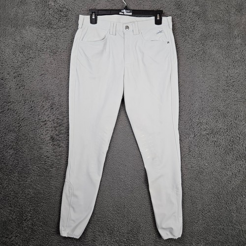 Schockemohle Sports Phoenix Mens Equestrian Riding Breeches Light Gray Size 32R