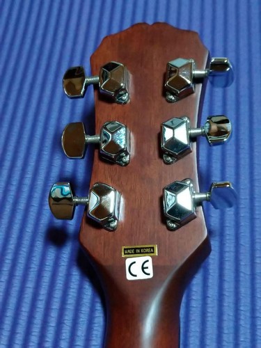 Epiphone PR-200 Acoustic Guitar Vintage Rare Super-Sharp Condition with Case - Picture 6 of 13
