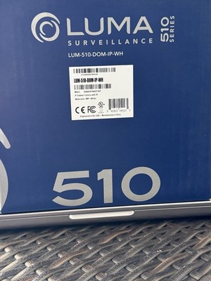 NEW Luma Surveillance 510 Series IP Camera - LUM-510 - White [8 Available]