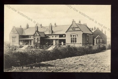 TQ4023 - Lancashire - Moss Side Hospital, Wrea Green, geschlossen 1988. Postkarte