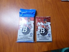 Lot of 2 2014 Bowman Platinum packs 1 value pack, 1 wax