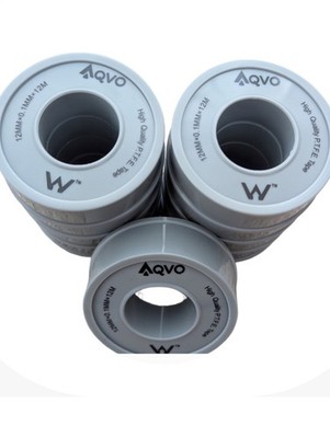 PTFE Grey teflon thread Tape 12MMx12Mx0.1MM- Water and Gas - Pack of 10 