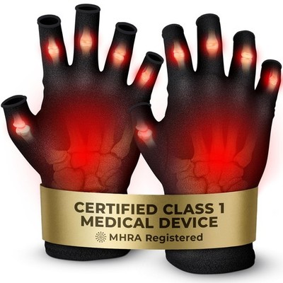 iMedic Arthritis Handschuhe für Männer & Frauen - Klasse 1 Medical Medium, schwarz 