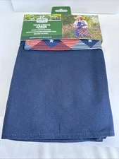 Expert Gardener Texas Canvas Apron with Pockets One Size Blue and White New