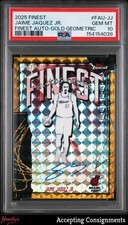 2025-26 Finest Gold Geometric Refractors Jaime Jaquez Jr. AUTO 26/50 HEAT PSA 10