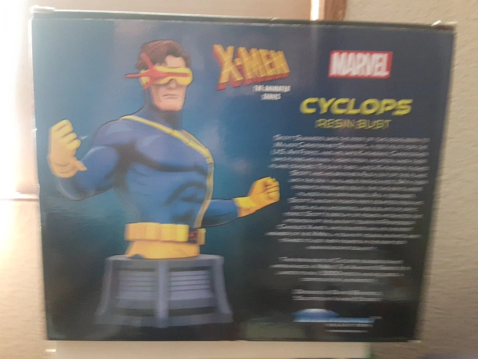Busto de resina Cyclops Diamond Select X-Men The Animated Series nuevo en caja 1946/3000 Foto 4 de 4