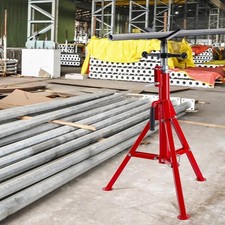 2500lbs 1/8"-12" Rohrstütze Rohrständer V-Kopf Rohrbock Höhe Verstellbar 28-52"