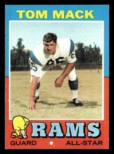 Tom Mack 1971 Topps Card #94 Los Angeles Rams