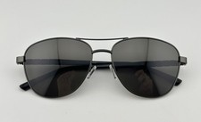 Kirkland Signature M50 Men's Metal Polarized Satin Gunmetal Aviator Sunglasses