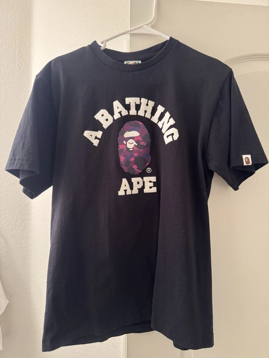A Bathing Ape College T-Shirts for Men for sale | eBay