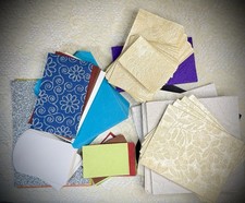 Scrapbook Paper  Cardstock 250 Approx. Pcs. Various Colors Sizes Designs More 