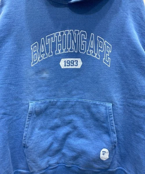 A BATHING APE (BAPE) Felpa con cappuccio pullover Ape Relaxed Fit comoda casual