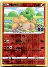 Numel Peelable Ditto Pokemon GO #013/078 Reverse Holo Pokemon TCG Card NM