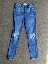 We The Free People Skinny Jeans Size 27 Medium Wash Distressed