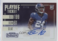 2016 Panini Contenders Playoff Ticket 11/49 Eli Apple #261 Auto 0g4