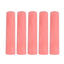 5 PCS Dustless Chalk, Red Sidewalk Chalk Large Solid Huge for Outdoor