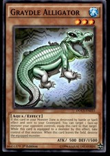 Graydle Alligator Dimension of Chaos DOCS-EN033 MP YuGiOh TCG 