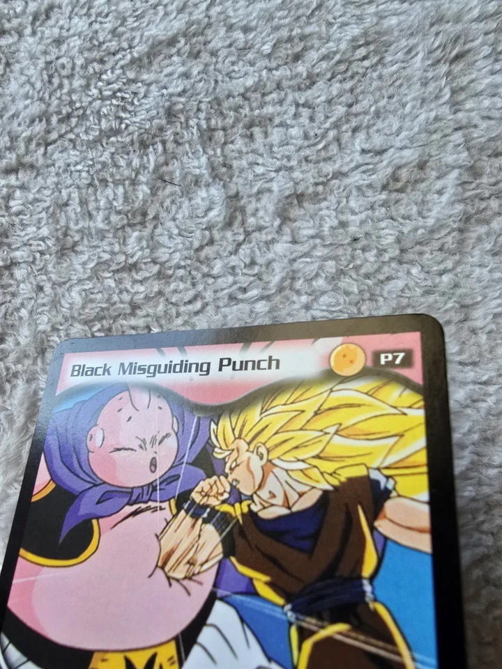 DBZ Dragon Ball Z Black Misguiding Punch P7 CCG Limited Buu Saga MP Score - Image 2 of 4