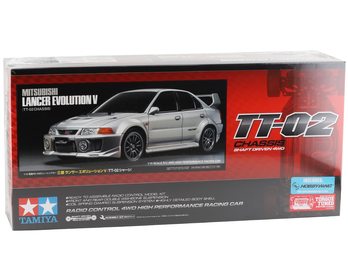 Tamiya Mitsubishi Lancer Evolution V 1/10 4WD Electric Rally Car