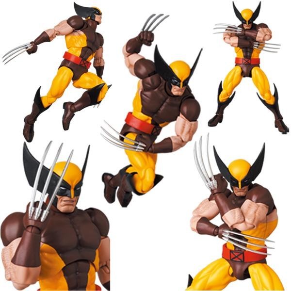 マフェックス No.138　MAFEX WOLVERINE Marvel MAFEX No.138 Wolverine (Brown Costume) Action Figure