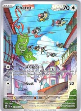2024 Pokemon Chatot 181 Temporal Forces Illustration Rare on eBay