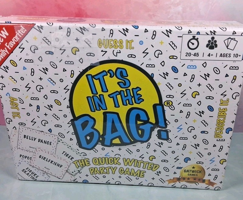 GATWICK GAMES Quick Witted SEALED Describe Guess It IT"S IN THE BAG! Party Game