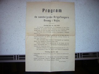 230) DÄNEMARK 1919 VEJLE FJORD Ankunft der "ST. THOMAS" mit 340 Kriegsgefange