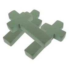 3 Pcs Funeral Decoration Flower Mud Green Foam Block Cuttable Floral Bricks