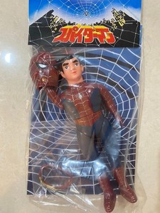 1978 スパイダーマン　SPIDERMAN 面取れ　25㎝ クラシックな色 Spider-man スパイダーマン (Japanese 1978) #スパイダーマン #toei