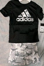 adidas Boys' Shorts and Shirt Set Size 5
