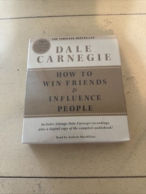 NEW How to Win Friends and Influence People Dale Carnegie 75th Anniversary 10CDs