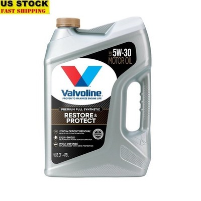 Synthetic Motor Oil 5W30 Full Synthetic Active Clean Fuel Economy Anti Wear New
