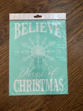 NEW “Believe In The Magic” Chalk Couture Chalk Transfer Stencil Size B RET
