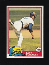 1981 Topps Lary Sorensen #379 Milwaukee Brewers