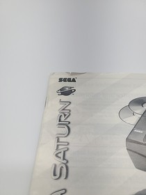 Official SEGA Saturn Model 1 One System Console Instruction Manual OEM