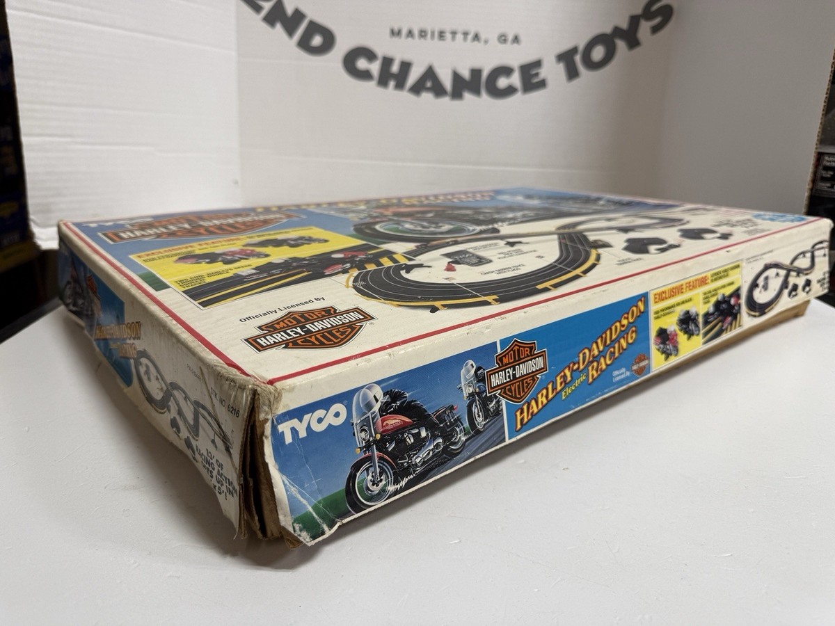 Harley-Davidson HOスケール レーシング H-890 VTG. 1992 TYCO HARLEY-DAVIDSON ELECTRIC RACING SET READ Desc
