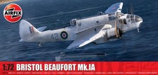 Image of Airfix 1/72 Bristol Beaufort Mk.1A Plastic Model Kit X-4021A (Airplane)