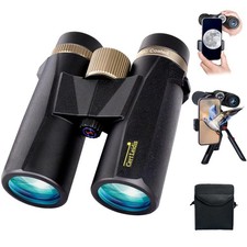 8x42 HD Binoculars for Adults High Powered with Phone Adapter and Tripod, Sup...