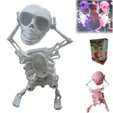 Wind Up Dancing Swinging Skeleton Spring Clockwork Dancer Toy Stress Relief Gift