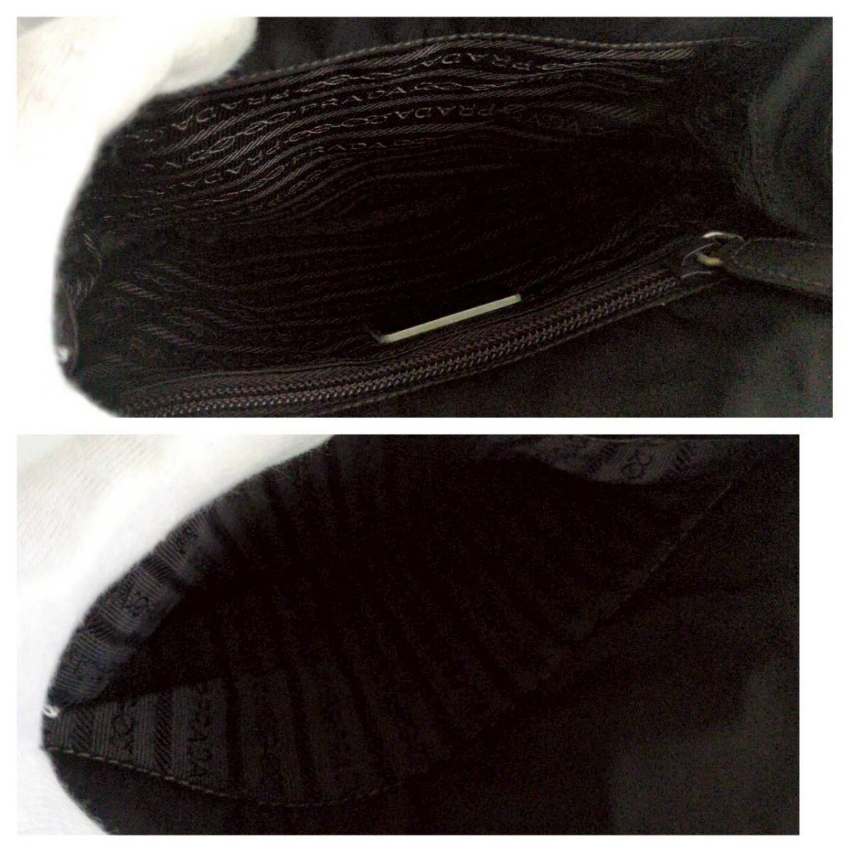 Prada Nylon Lightweight Body Bag Pochette Vintage Authentic thumbnail 10