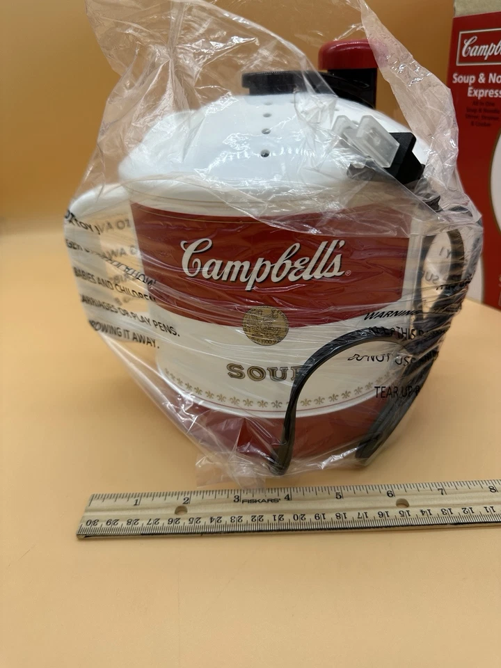 Campbell's Soup & Noodle Express Todo en Uno Agitador Colador Cocina CS-1SM 22oz Foto 4 de 4