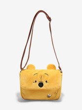 Disney Winnie the Pooh Plush Crossbody Bag Purse NEW