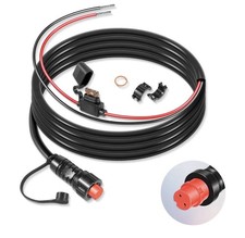 Replace for Garmin 010-11425-01 Threaded Power Cable 6ft./1.8m for Garmin GLS