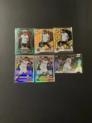 Karim Adeyemi 6 Card Parallel & Rookie Lot Read Description RB Leipzig & Germany