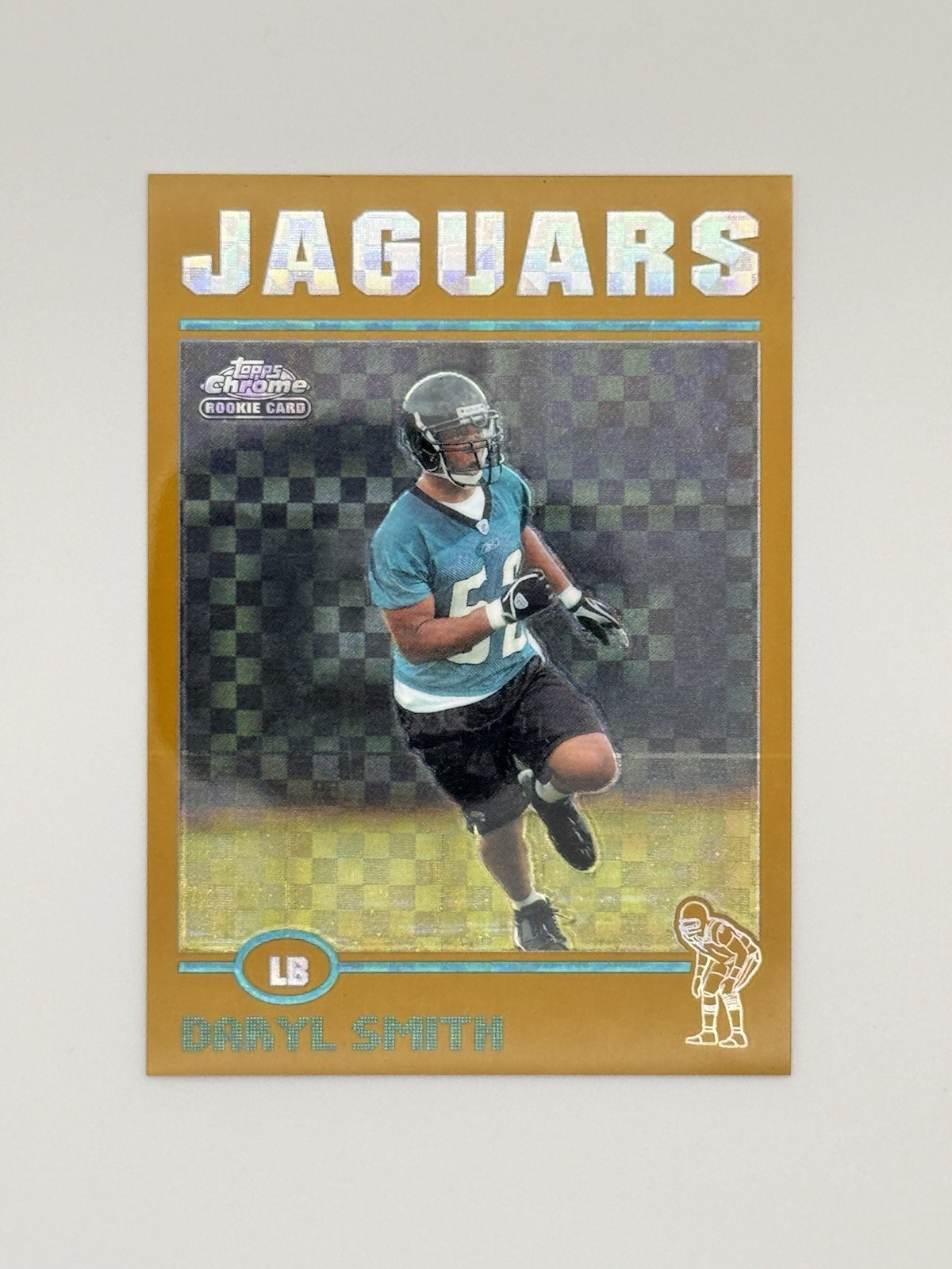 2004 Topps Chrome Rookie #232 Daryl Smith /279 Gold Xfractor Jaguars