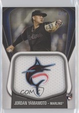 2020 Topps Jumbo Jersey Sleeve Patch Jordan Yamamoto #JJSP-JY Jumbo Patch 0c4