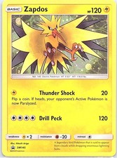 Zapdos - SM145 Holo Promo Sun & Moon Promo Pokemon Near Mint on eBay