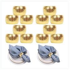 Serviettenringe Metall Set 12 neapolitan Farben modern